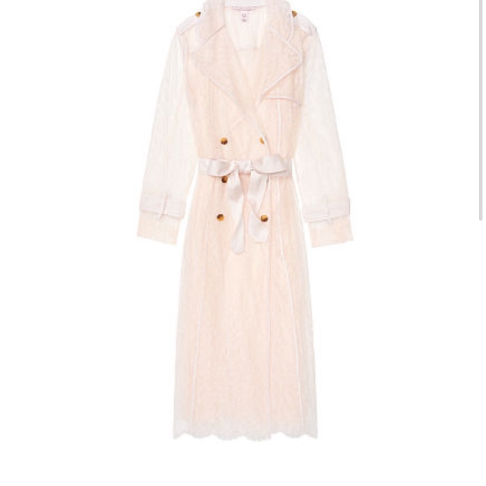 Victoria’s Secret lace trench coat